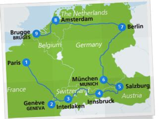 Western Europe Itinerary | Europe train, Europe train ...