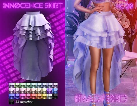 Innocence Skirt At Murphy Sims 4 Updates