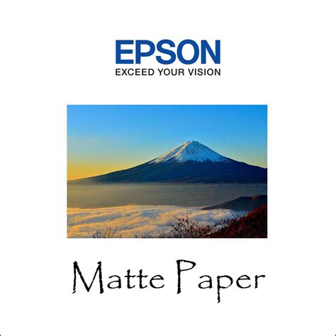 Matte Paper Epson The Printing Lab