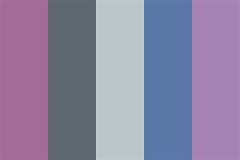 Bluish Purples And Grays Color Palette