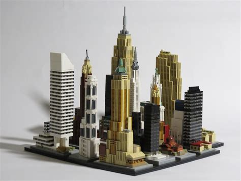 The Combination Of Towers In New York City Lego Architecture Lego