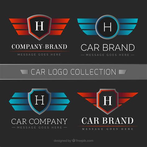 Premium Vector Pack Of Luxury Logos Of Cars