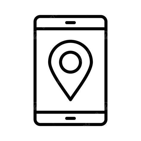 Location Line Icon Vector Map Marker Gps Png And Vector With