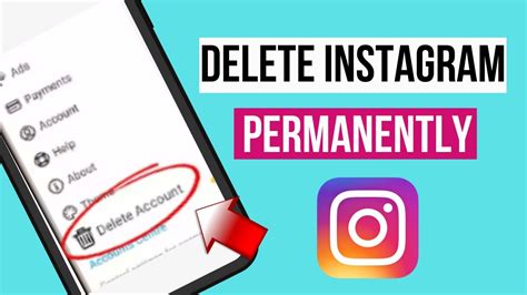 How To Delete Instagram Account Permanently New Updates Youtube