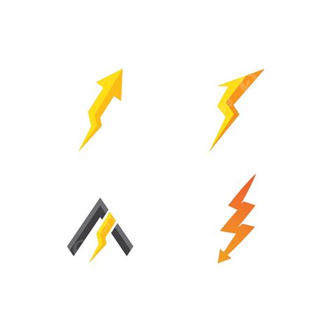 Lightning Logo Template Electrical Fast Vector Vector Electrical Fast