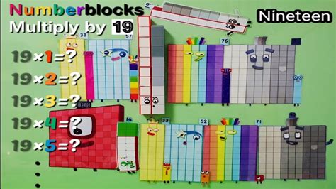 Numberblocks 19