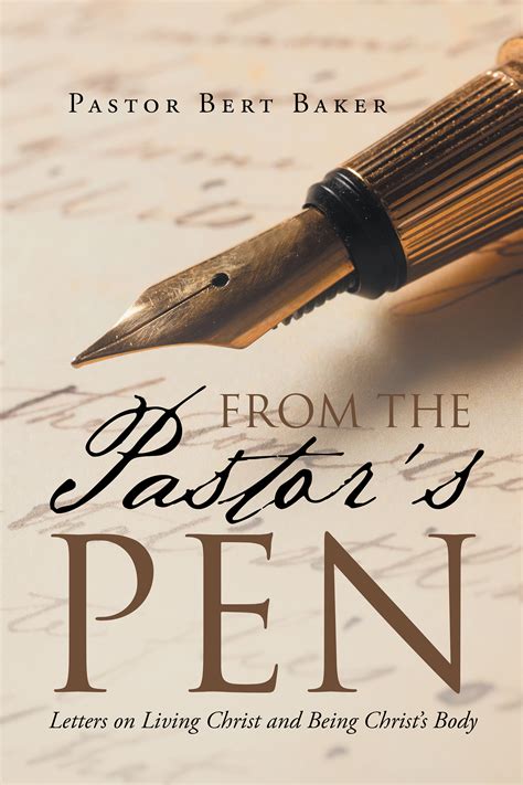 Printable stationery with the words, from the desk of. Author Pastor Bert Baker's Newly Released "From The Pastor ...