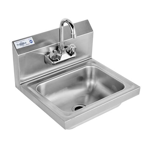 Profeeshaw Stainless Steel Sink Commercial Wall Mount Hand Washing
