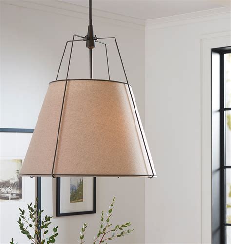 Conical 24 Aged Brass Pendant With White Shade Rejuvenation