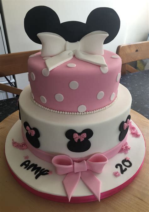 Treatz Cake Design Minnie Mouse Themed Birthday Cake Minnie Mouse Birthday Cakes Minnie Mouse