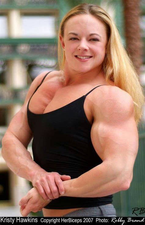 Kristy Hawkins Muscular Women Body Building Women Muscle Girls