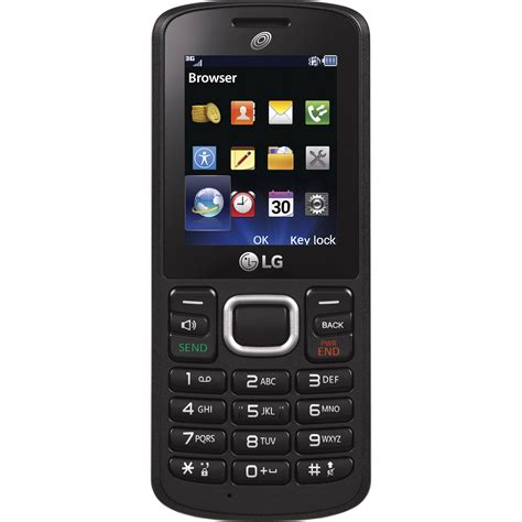 Tracfone Lg 328bg Prepaid Cell Phone Black