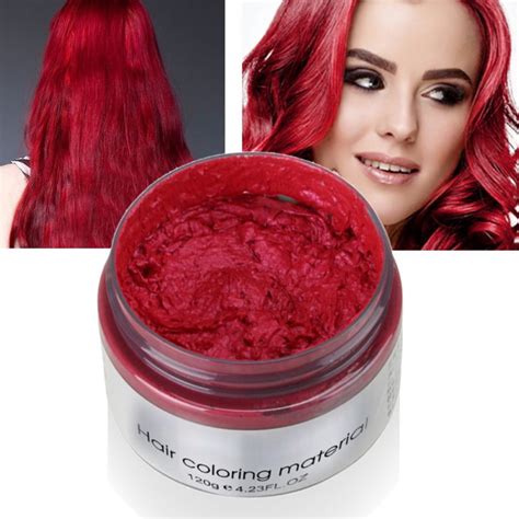 Hair Color Wax Temporary Modeling Unisex Hair Color Wax Diy Dyeing Wax