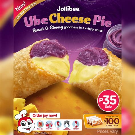 A Must Try New Jollibee Sweet Chili Chicken And Ube Cheese Pie