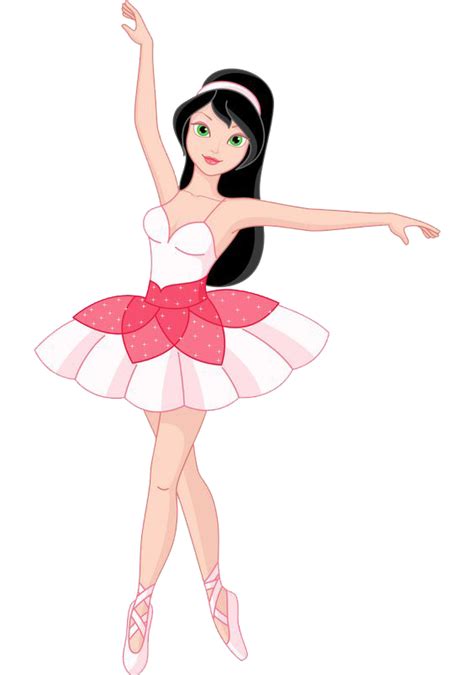 Una Ni A Bailarina De Ballet Dibujo De Personaje De Dibujos Animados