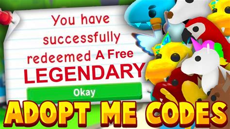 Codes On Adopt Me For Pets Redeem Roblox Adopt Me Codes 2020 Redeem