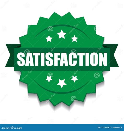Satisfaction Stamp Seal Stock Vector Illustration Of Online 132731783