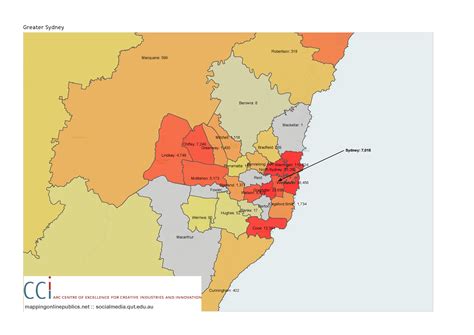 Sydney's urban area is in a coastal basin, which is bordered by the pacific ocean to the east, the blue mountains to the west, the hawkesbury river to. #ausvotes: Twitter Activity across the Electorates ...