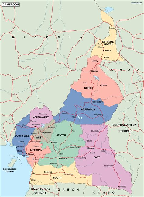 Cameroon Maps Netmaps Leading Mapping Company