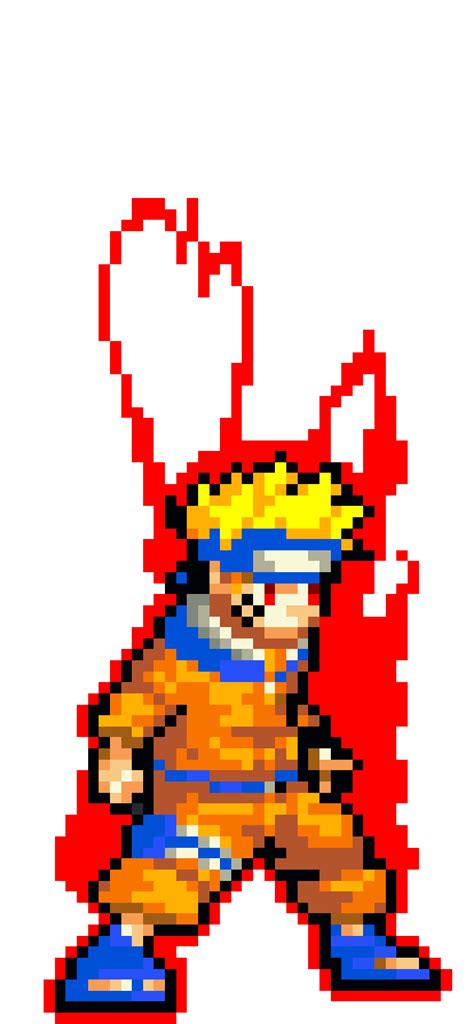 Naruto Shippuden Pixel Art  Wiffle