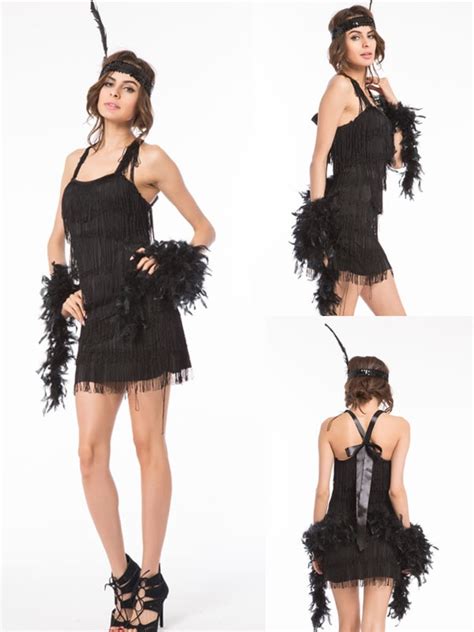2015 Fringe Style 1920s Flapper Girl Charleston Layer Fancy Dress