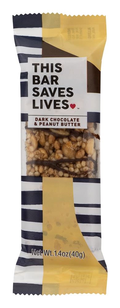 Dark Chocolate And Peanut Butter Bar This Bar Saves Lives 1 4 Oz Delivery Cornershop By Uber