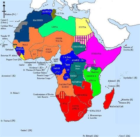 Pre Colonial Map Of Africa Map Of Africa