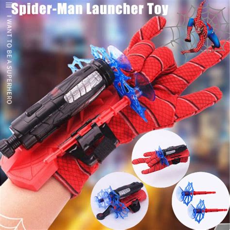 Spiderman Web Shooter Dart Blaster Launcher Toy Kids Spiderman Avengers