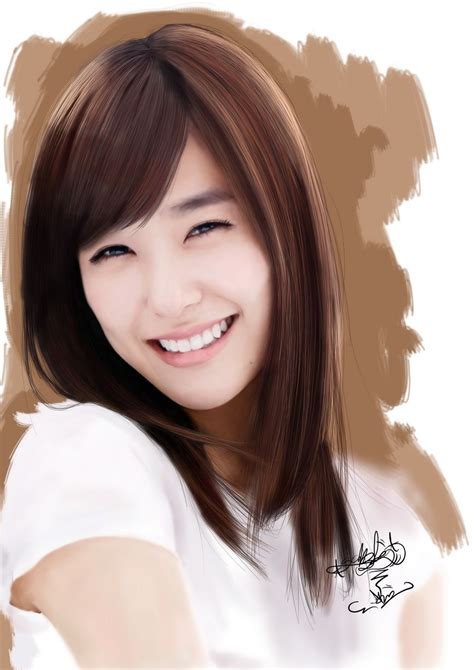 Painting Snsd Tiffany By Aimgallagher On Deviantart Snsd Snsd Tiffany Beautiful Smile