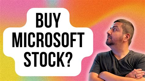 Should Investors Buy Microsoft Stock The Motley Fool