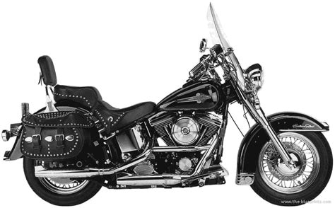 Harley Davidson Motorcycle Vector At Collection Of