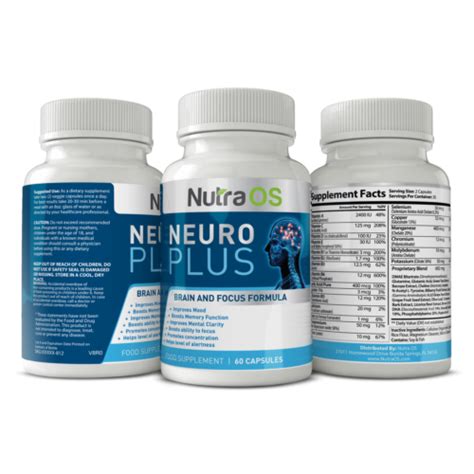 Neuro Plus Brain Support Supplement Memory Focus And Clarity Formula