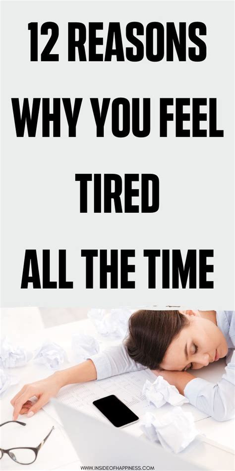 Reasons Why You Feel Tired All The Time And How To Fix It In