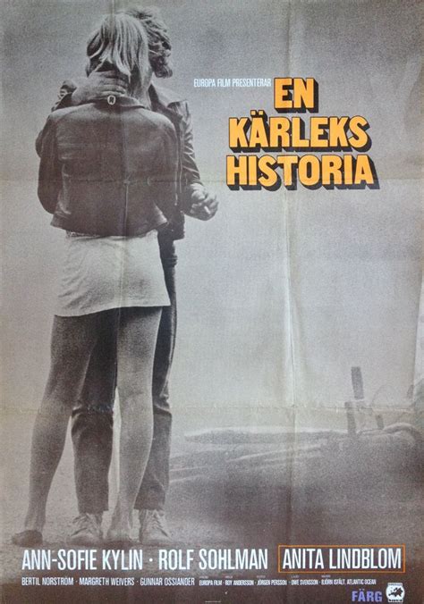 A Swedish Love Story En Kärlekshistoria 1970 Dir Roy Andersson Swedish Poster