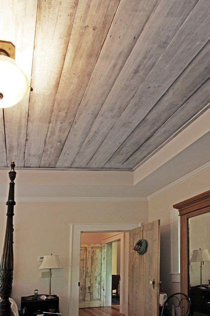 Repurposed Barnwood On Master Br Ceiling Gives It A Sense Of History