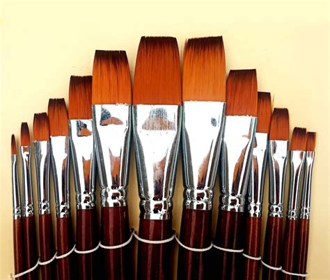 Buy Bomega Flat Best Artist Paint Brush Set Online