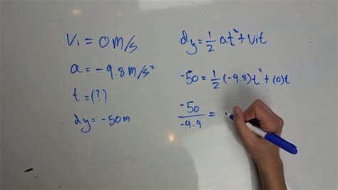 How To Find Time And Final Velocity By Using The Kinematic Equations
