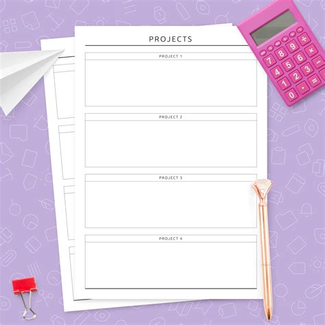 Projects Overview Template Template Printable Pdf
