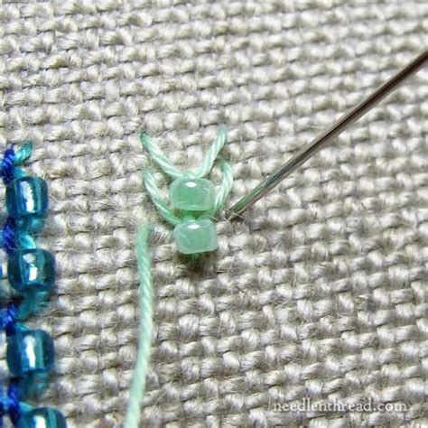 Adding Beads To Embroidery Stitches Needlenthread Com Basic