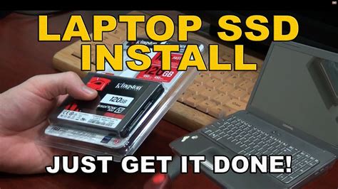 How To Install An Ssd In Your Laptop Youtube
