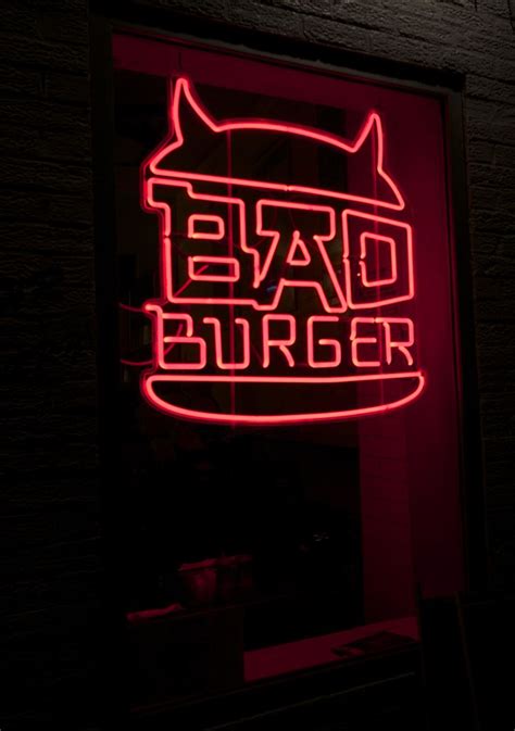 Bad Burger Neon Dsc5076 John Fullard Flickr