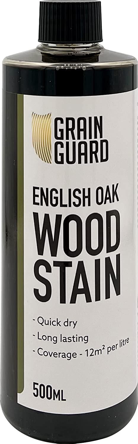 Grain Guard English Oak Wood Stain Water Based 500ml Uk