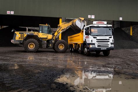 Scania Opticruise Tipper Impresses At Robinson Quarry Masters Plant