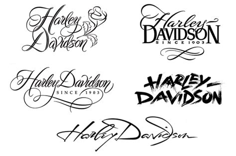 Harley Davidson Cursive Font