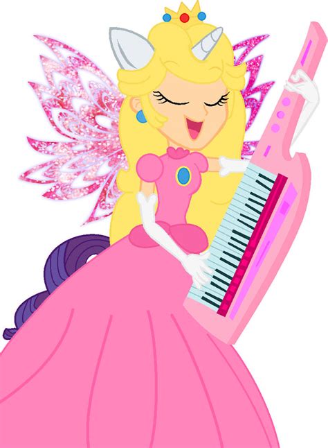 Princess Peach Plays The Keytar By User15432 On Deviantart