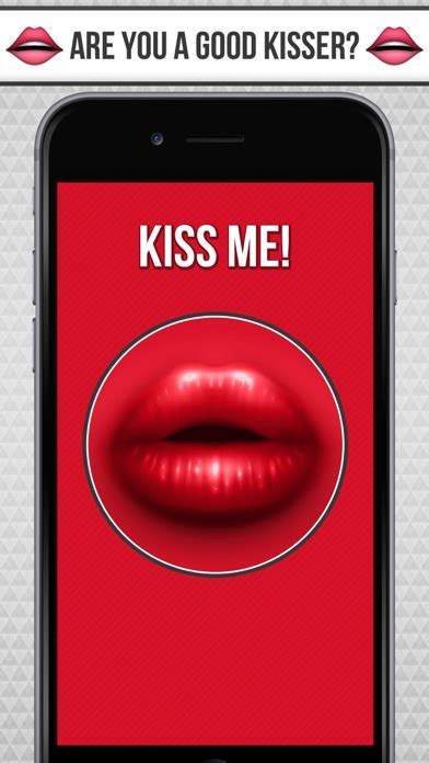 kiss analyzer a fun kissing test game iphone app