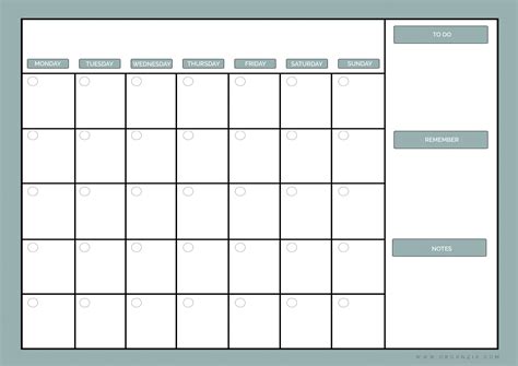 Wp Content Uploads 2017 05 Monthly Planner1 A3