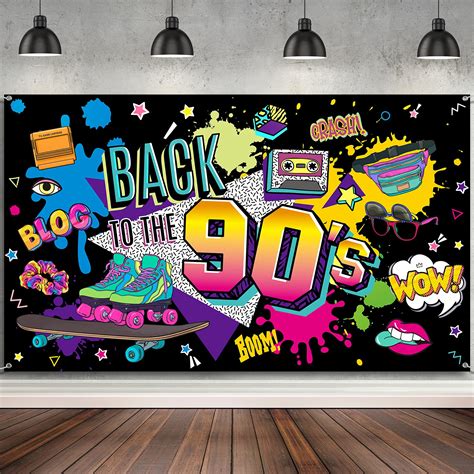 Turn Back Time With These 90s Theme Party Decorations Get Inspired Here