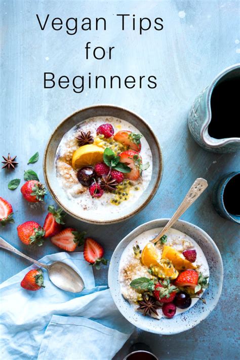 vegan tips for beginners