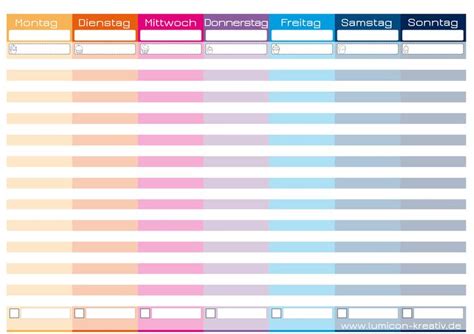 Zeigen sie innerhalb der koordinatenleisten mit der maus auf die trennlinien zwischen spalten und zeilen, verwandelt sich der cursour in ein kreuz mit. kostenloser Wochenplaner zum download und selbstausdrucken ...